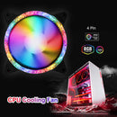 120mm Fan RGB Computer Case Fans Cooling Radiator Small 3pin + Large 4pin Newly
