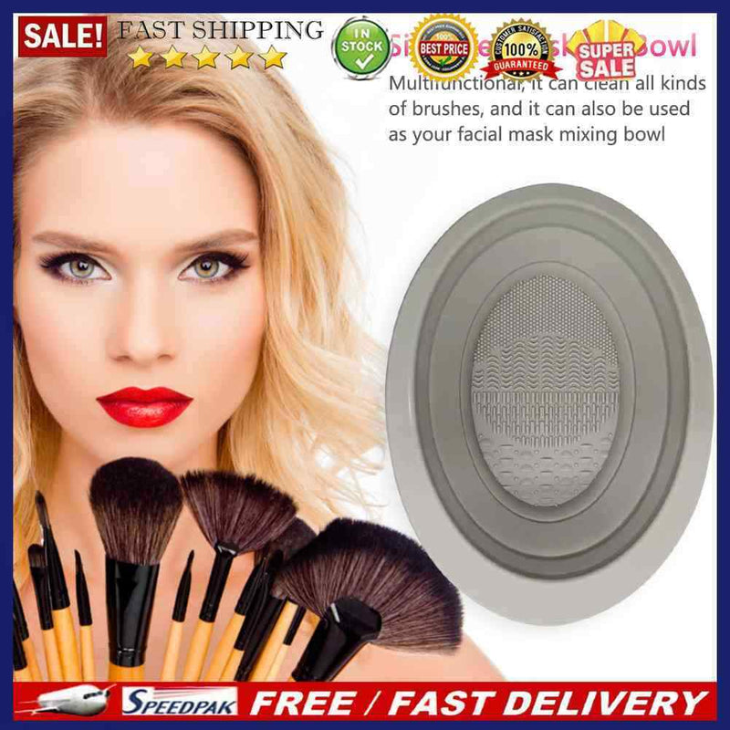 Foldable Beauty Tools Cleaner Organizer Washing Bowl Combination Set for Sponge