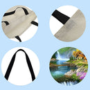 Jumpcar Landscape Shopping Bag, Printed, Large Handbag (40 x 40 cm)