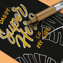 Painted Waterproof Hand Account Marker Pen Fade-proof Craftwork Metallic Pen