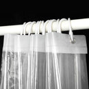 Transparent Bath Supplies Shower Curtain PEVA Plastic Water Splash Resistant