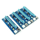 PCIe 1 to 4 PCI 16X Slots Riser Card PCI-E 1X to External PCI-E Adapter DIY D9C7