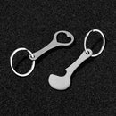 Keyring Decor Substitute Coin Shopping Cart Token Key Hook Metal Keychain