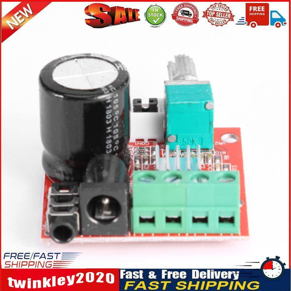 12V Mini Hi-Fi PAM8610 Audio Stereo Amplifier Board 2X10W D Class Module Newly