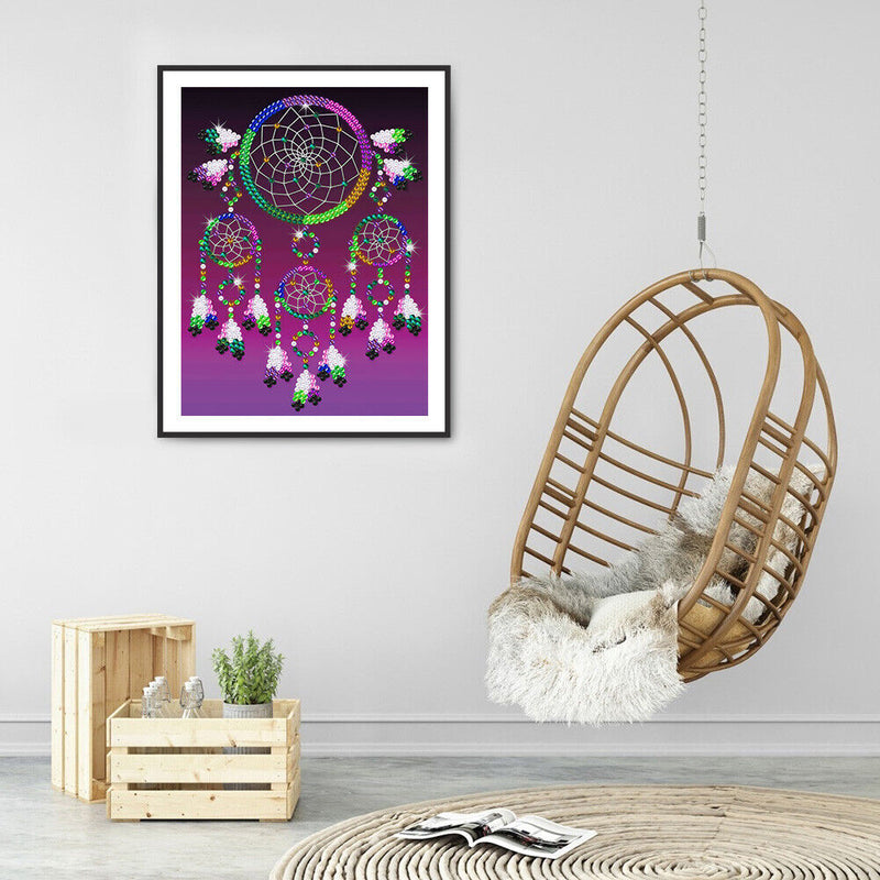 5D DIY Crystal Drill Diamond Painting Dream Catcher Rhinestone Kit (YXC080)