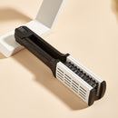 V-Shaped Splint Comb Bristle Hair Straightening Comb Portable Home Hair Sal