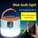 Market Searchlight USB Rechargeable Lamp Emergency Light Solar LED Lantern