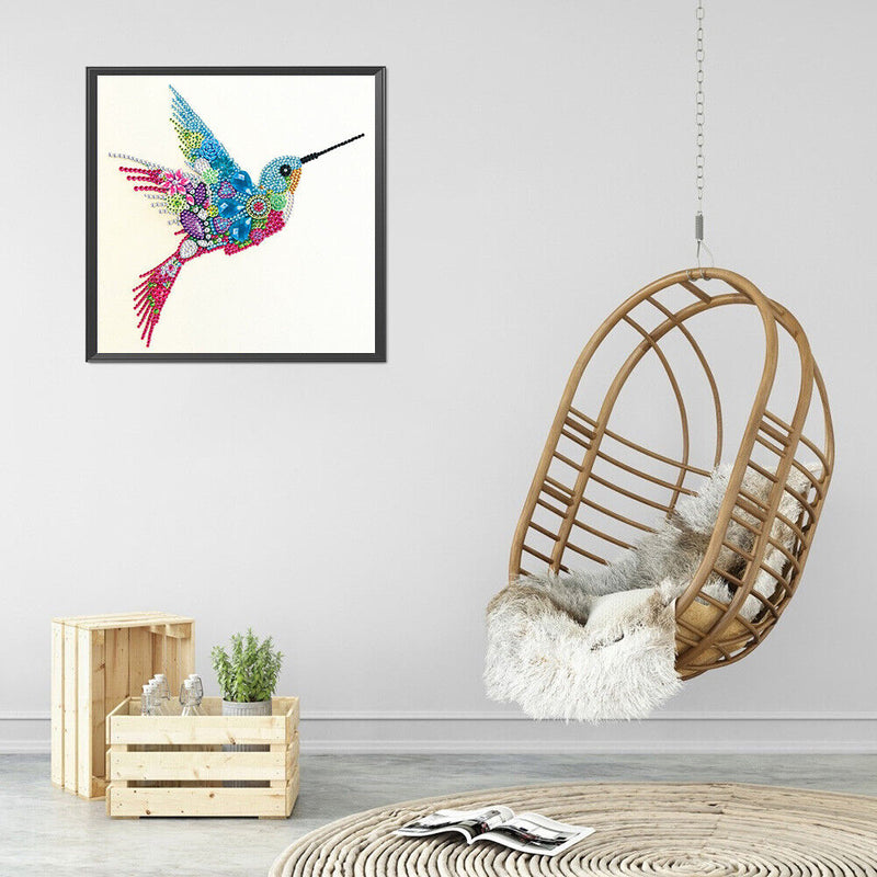 Diamond Painting DIY Hummingbird Partial Special Shape Drill Mosaic (KA357)