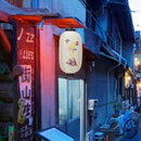 25cm Lantern Cloth Japanese Style Printing Fabric for Bar Pub Decor (B) Newly