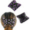 Women Girls Magic Beads Double Hair Comb Hair Combs Clips Elasticity