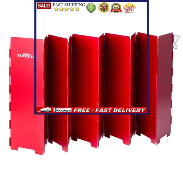 Foldable Stove Windshield Portable Camping Stove Outdoor Gas Cooker Windbre