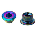 M18 Mountain Bike Hollow Crank Cap Colorful Bicycle Crankset Chainwheel Cover