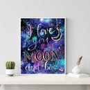 5D DIY Full Drill Diamond Painting Night Sky Cross Stitch Kit Bedroom Wall Decor