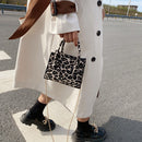 Female Chain Houndstooth Shoulder Bags Lady Luxury Woolen Cloth Crossbody Bags