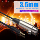 XLR 3Pin Female Balance Jack to 3.5mm 1/8 TRS Stereo Male Audio Adapter Cable