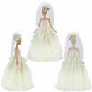 Handmade White Princess Wedding Party Dress Gown With X9I2 2Q6W Barbi F M2Q9