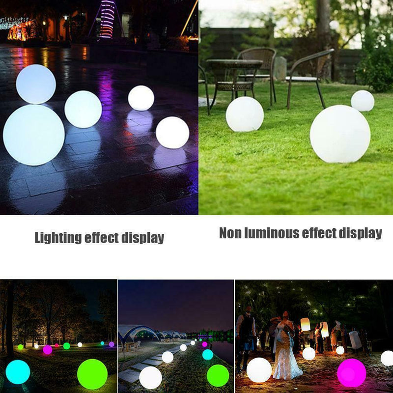 LED Glowing Ball Inflatable Water Wave Waterproof Ball Pool For Swimming B6A8