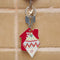 5pcs DIY Full Drill Special Shaped Diamond Painting Christmas Bell Key Ring