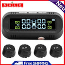 C68 USB+Solar Charging Car TPMS Tire Pressure Monitoring System with 4 Sensors