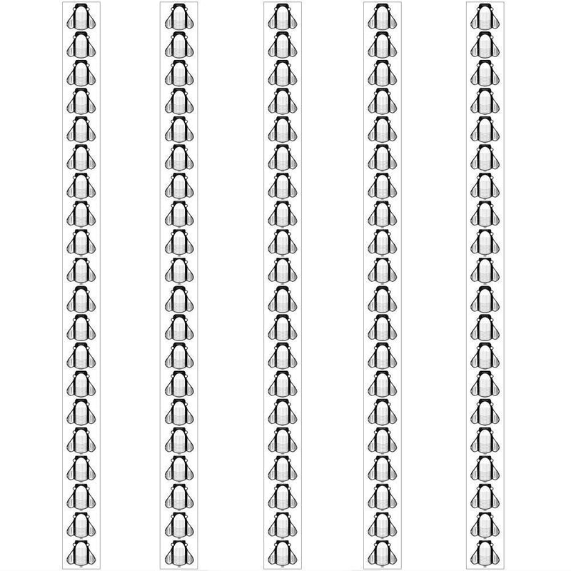 100pcs Nail Art French Tips Extension Forms Acrylic UV Gel Guide Stencils Newly