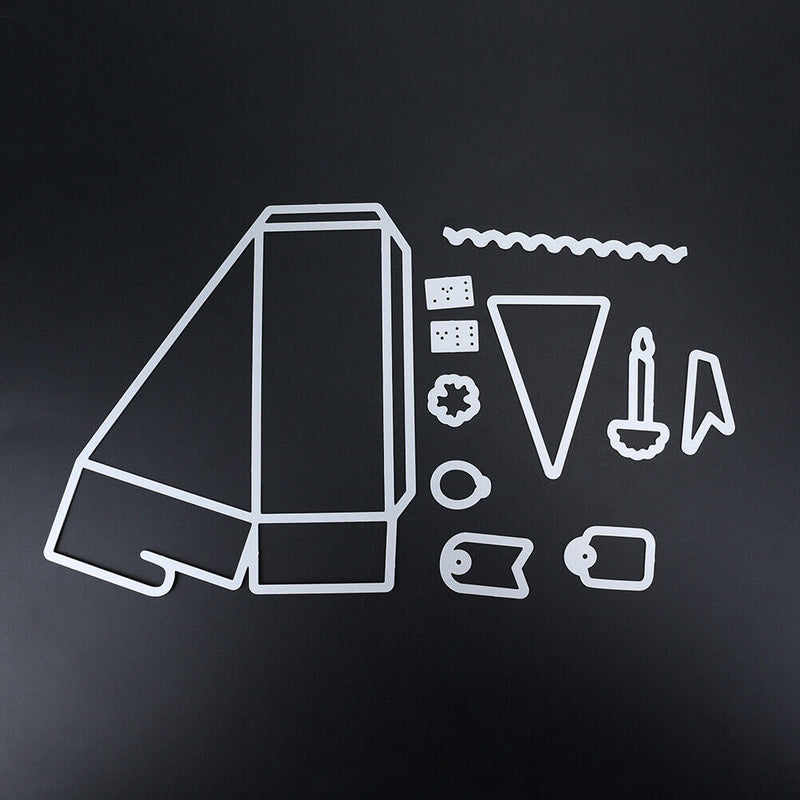 1 Set Clip Lifting Machining Dies for Scrapbooking Cube Cuts Photo Al