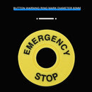 Switch Accessory Label Frame Label Emergency Stop Sign Mark Warning Circle