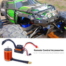 RC Cars Waterproof 4370KV Brushless Motor 60A ESC Kits for 1/10 (Orange)