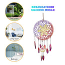 Dream Catcher Molds Feather Pendant Dream Catcher Mold Set for Wall Art Hanging