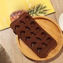 Ice Tray Christmas Chocolate Mold Xmas Cake Making Santa Tree Silicone Mould