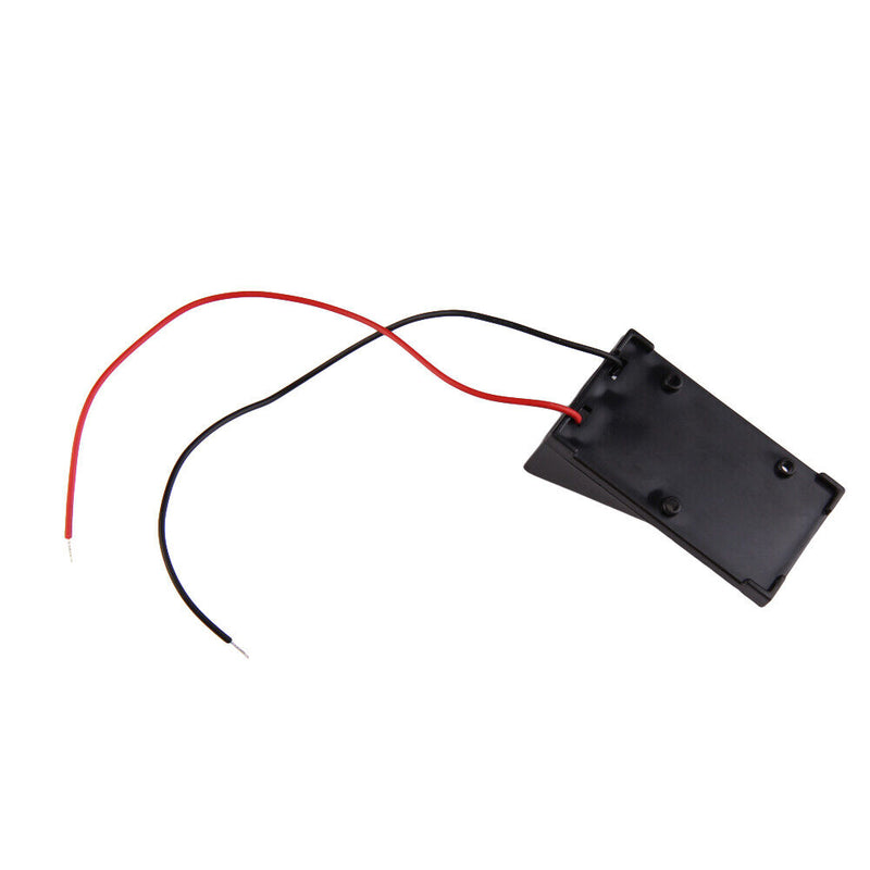 5PCS Single Slots 1x 9V Battery Clip Holder Case Box with Wire Leads DIY Newly