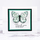 Silicone Butterfly Seal DIY Stamping Scrapbook Paper Cut Album Tool (C) Newly