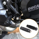 1 Pair CNC Motorcycle Rear Foot Rest Pegs Pedals M8 Footrests Footpegs Universal