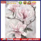 Pink Flower Oil Paint By Numbers Kits Canvas Picture Wall Art DIY Craft Coloring