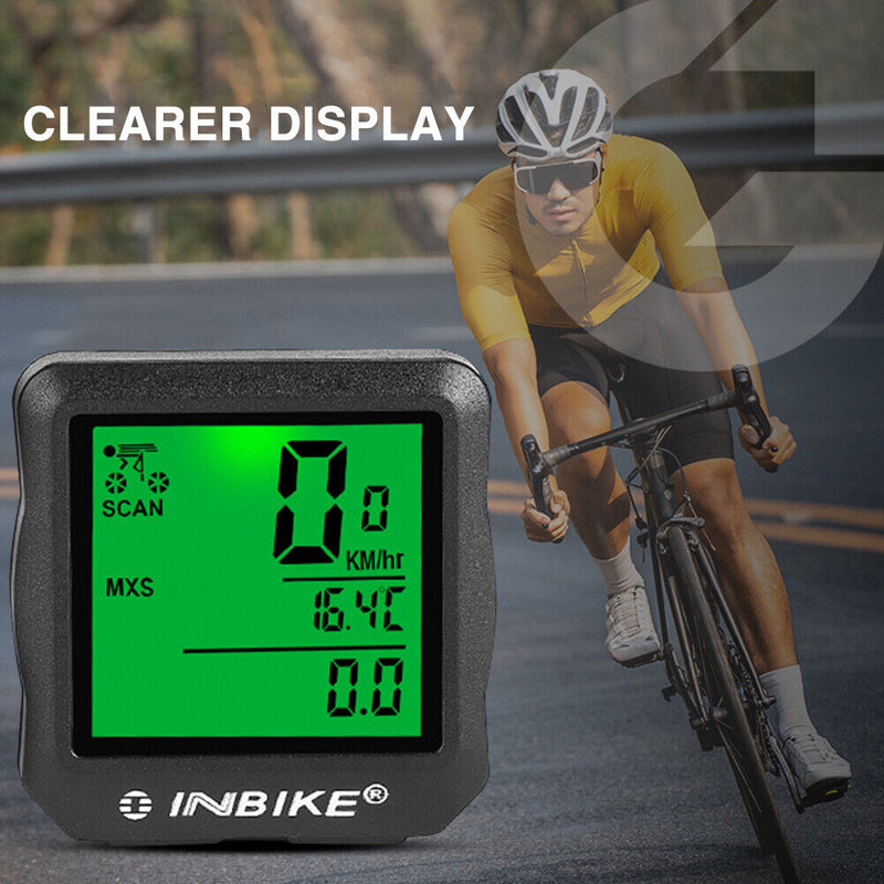 INBIK Cycling  Bicycle Computer Speedometer MTB Road Bike Wired Odometer Newly