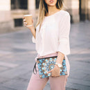 DIY Mandala Special Shaped Diamond Painting Women Wristlet Wallet Zipper Clutch