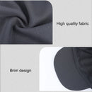 Solid Baseball Cap Women Summer Sunscreen Hat Casual Men Sunhat (Dark Grey)