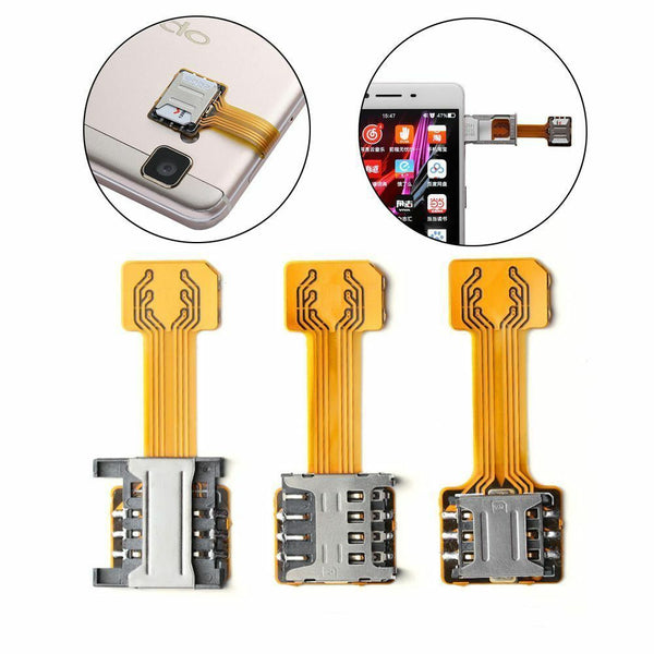 Phone TF Geek Micro SD Extender Hybrid Sim Slot Nano Cato Dual SIM Card Adapter