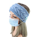 Color Soft Elastic Wide Hairband Thick Warm Knitted Headband Hair Accessories