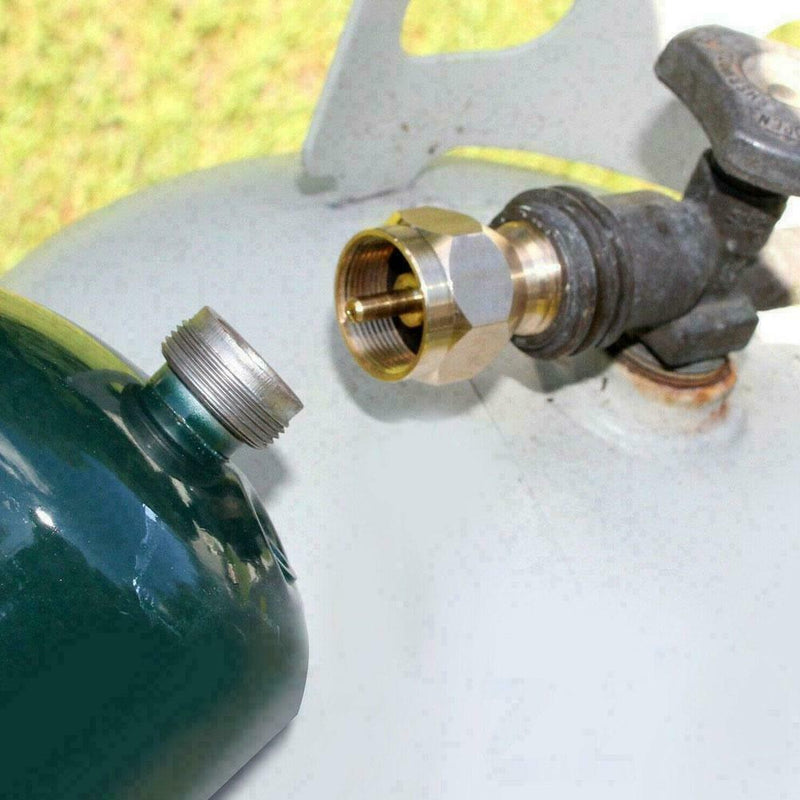 Propane Refill Adapter Lp Gas 1 Lb Cylinder Tank Coupler Y Heater Bottle S3W8