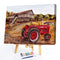 Frameless Oil Paint By Numbers Farm Car DIY Canvas Picture Craft for Home