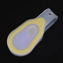 Portable Solar LED Magnetic Strap Light Running Safety Clip Lamp (Yellow)