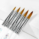 Painting Pen For Acrylic Powder 100% Nylon Acrylic Nail Brush Nail Art Brush