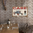 Home Weatherproof Retro Chic Farm Vehicle Sign Iron Painting Wall Art Drawing