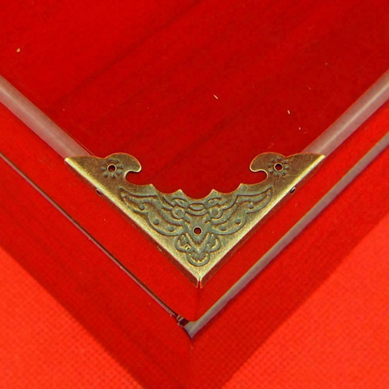 Metal jewelry chest gift box wooden case edge edge protector I9E3 I4C4