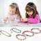 Polymer Clay Beads-Flat Round Spacer Beads DIY Jewelry Marking Kit for Bracelet