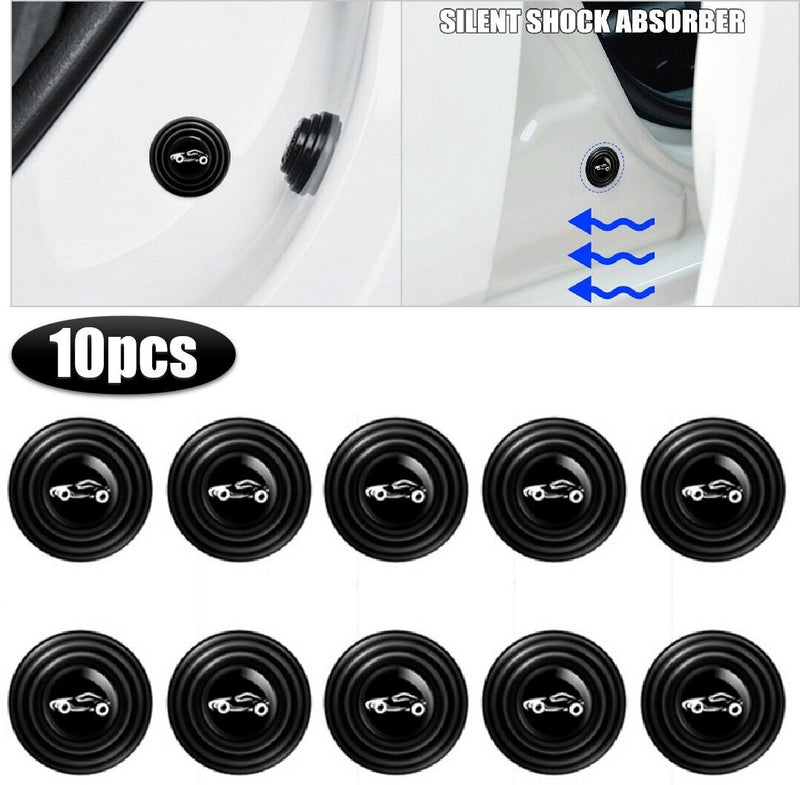 10x Anti-shock Car Door Silicone Pad Universal Anti-Noise Buffer Gasket Pads