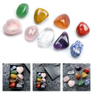 Seven Chakra Stones Colorful Set Amethyst Agate Jade Love Crystal Pink M9C E6B4