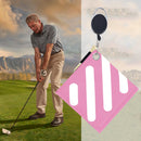 Portable Double-Sided Golf Club Wiping Towel Golf Cleaning Bag Golf Accessori