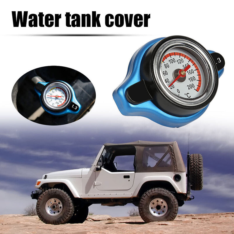 1.3 Bar Thermo Thermostatic High Pressure Radiator Cap with Temperature Gau