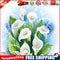 5D DIY Diamond Painting Calla Flower Full Drill Embroidery Wall Art Picture